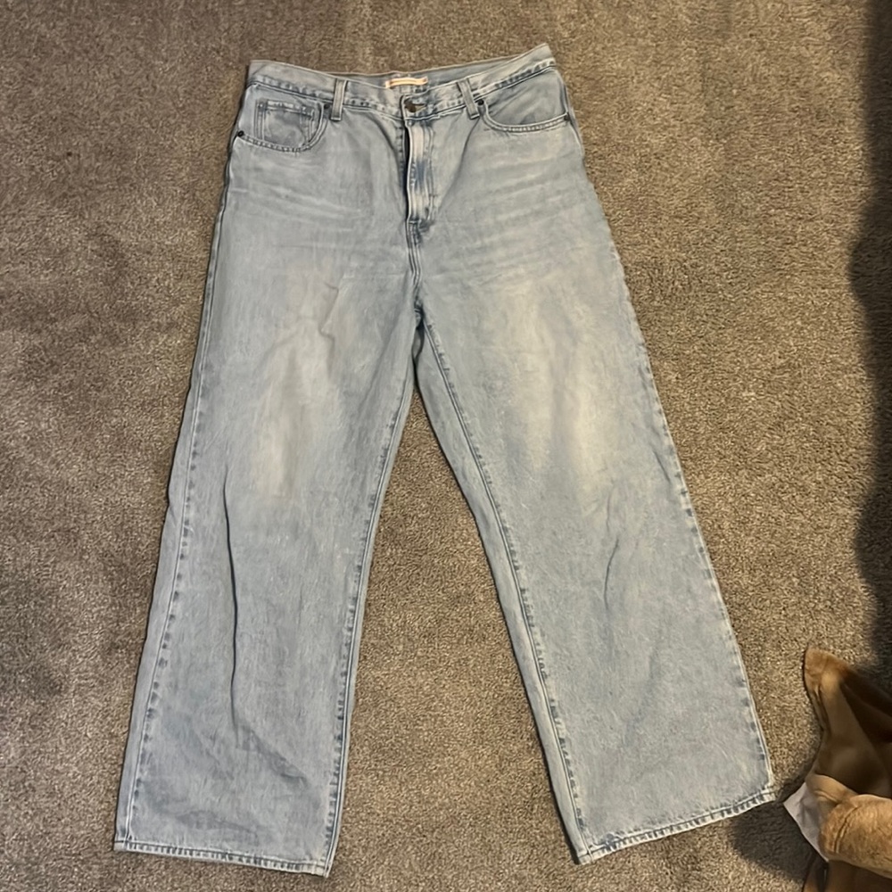 Levi High Waisted Straight Jeans
